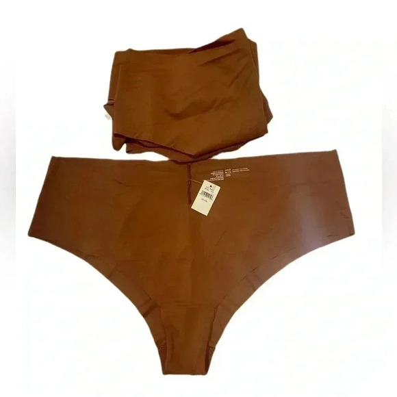 NWT lot of 4 Aerie SMOOTHEZ No  Show horizon low Cheeky Underwear underwear XXL - Picture 2 of 2
